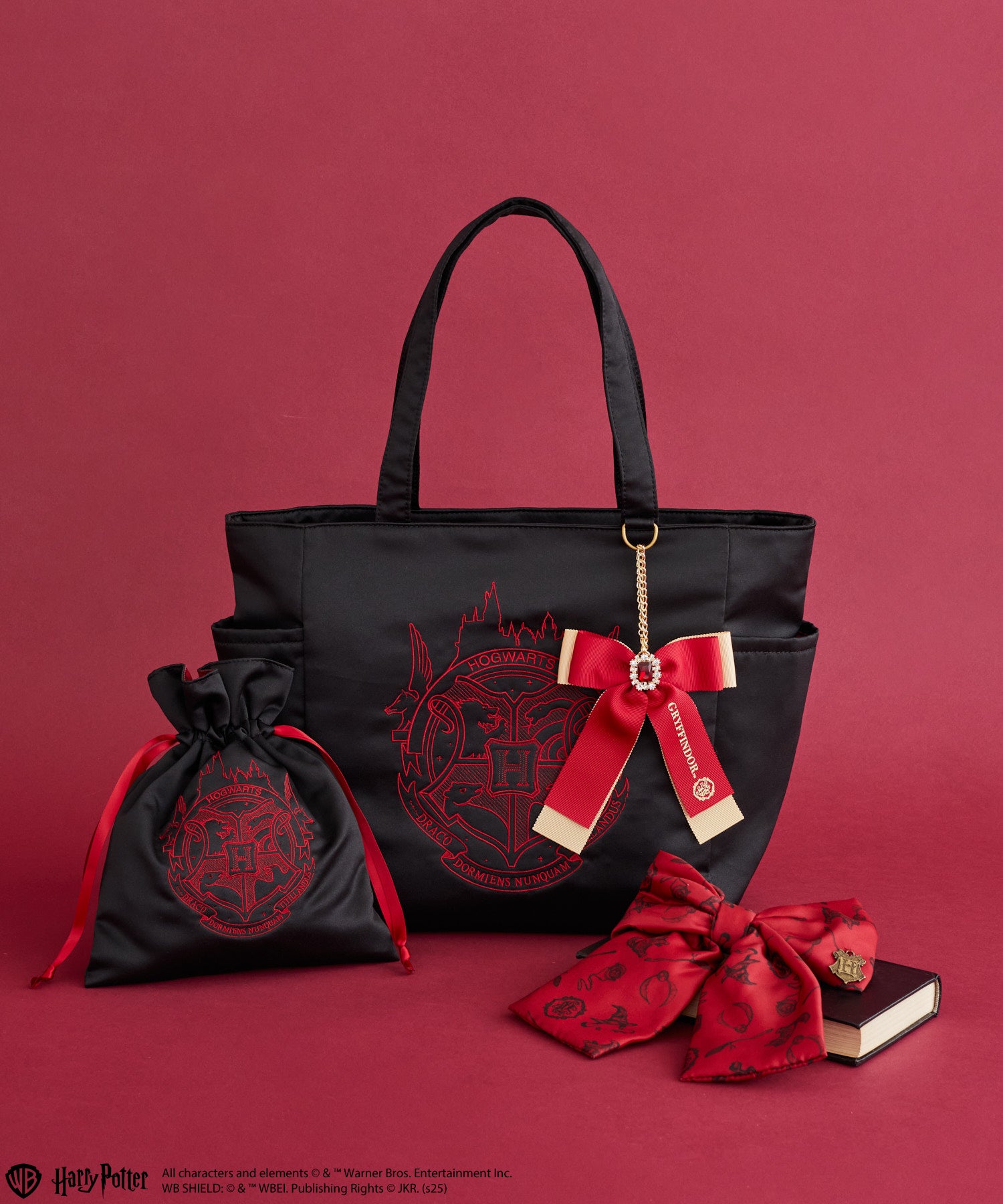 メゾンドフルール  ハリーポッター　トートバッグ Harry Potter / サイドポケットトート/Maison de FLEUR（メゾン
