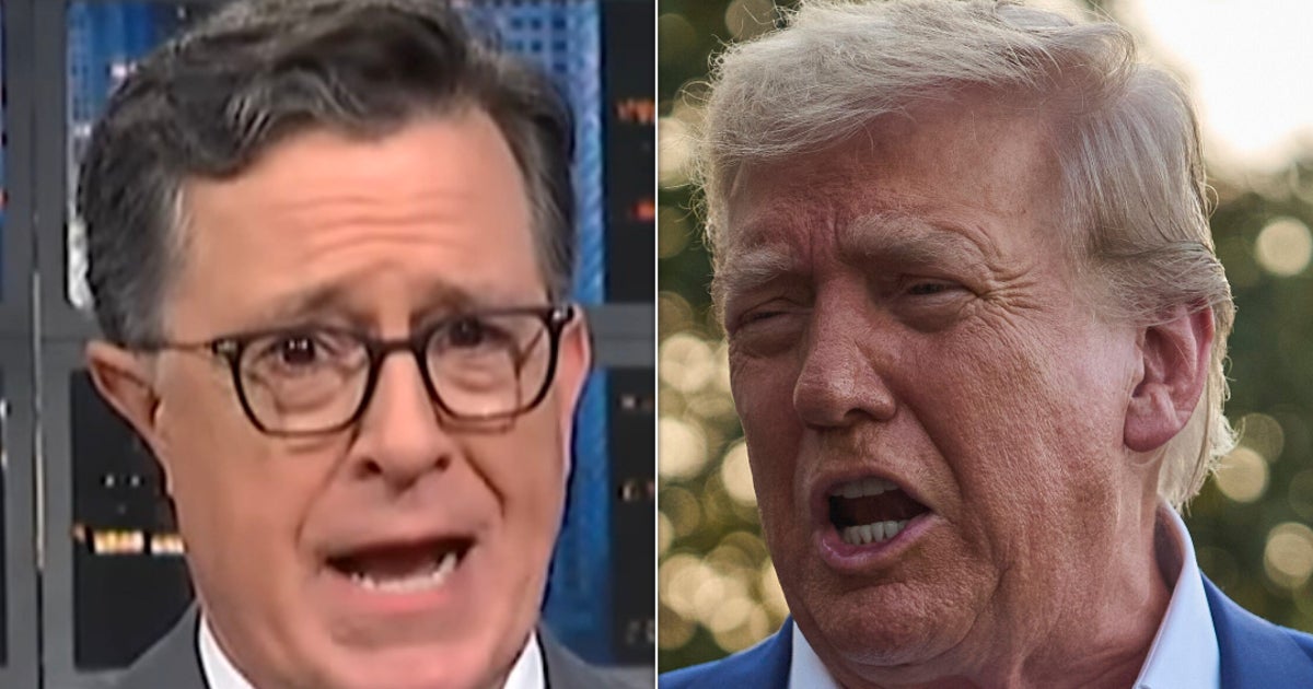 Stephen Colbert Spots Exact Moment Trump Was 'So Projecting' During Wild Rant