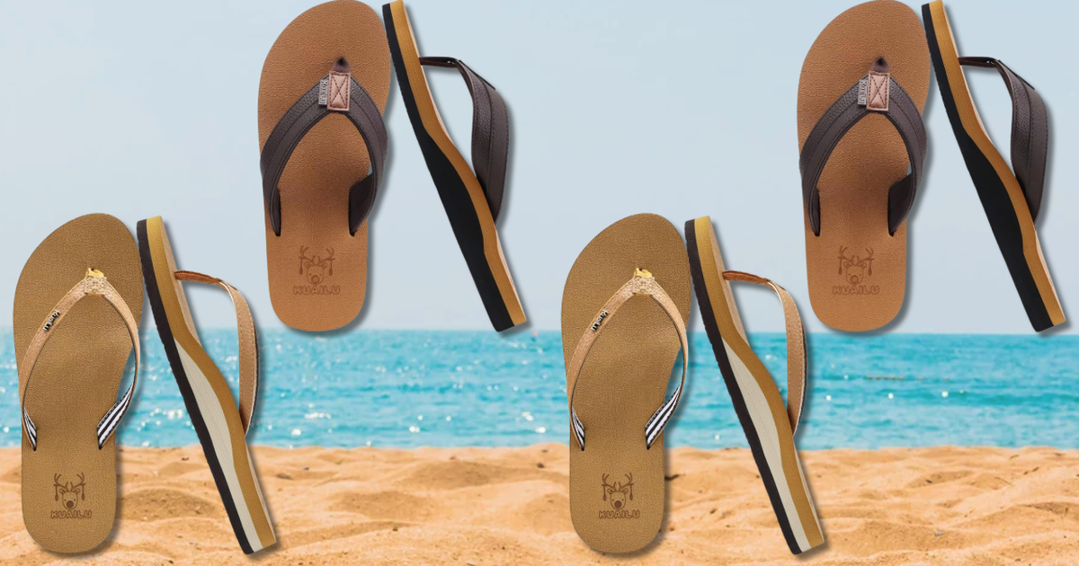 These Yoga-Mat Cushioned Flip-Flops Are Under $14 On Amazon