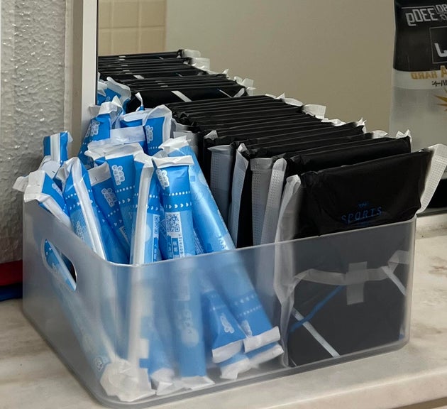 設置した生理用品のイメージ