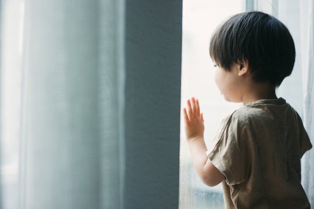 Japanese kid at home