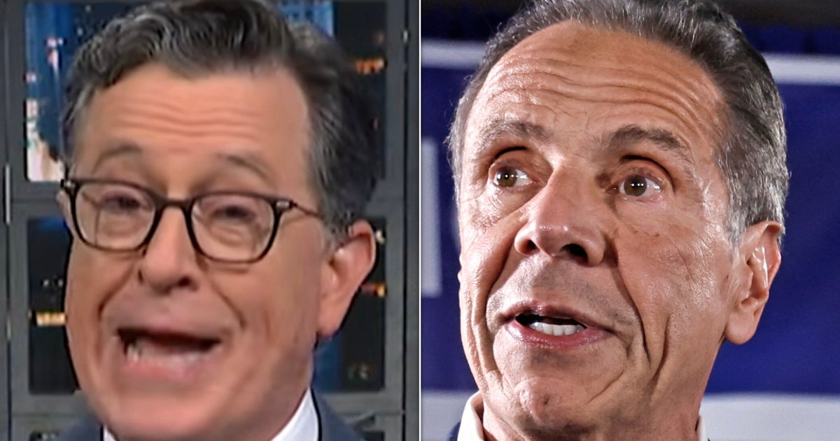 'Allegedly': Stephen Colbert Taunts Andrew Cuomo Over 'Touching' Moment