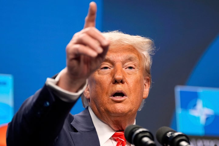 President Donald Trump reversed course Wednesday after years of criticizing NATO and praised the alliance.