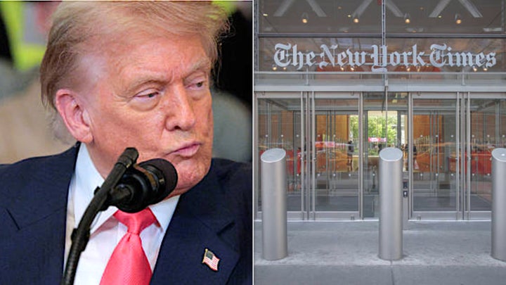 President Donald Trump accused The New York Times of "unpatriotic" reporting.