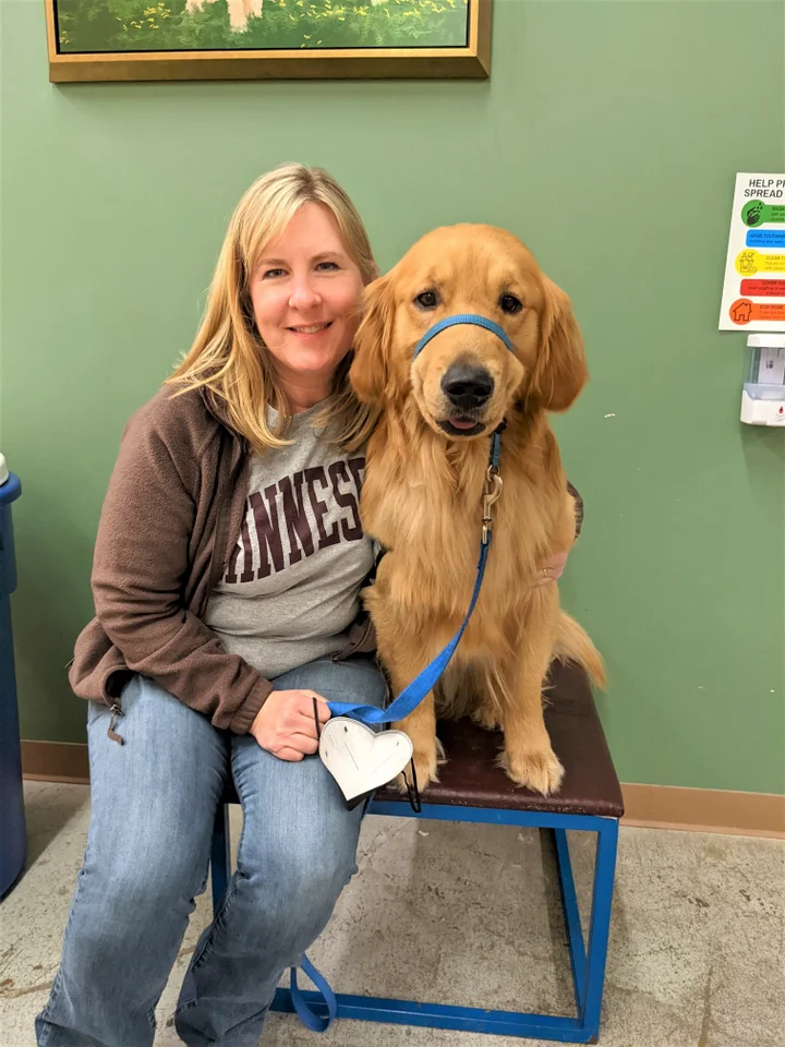 Melissa Hortman with Gilbert