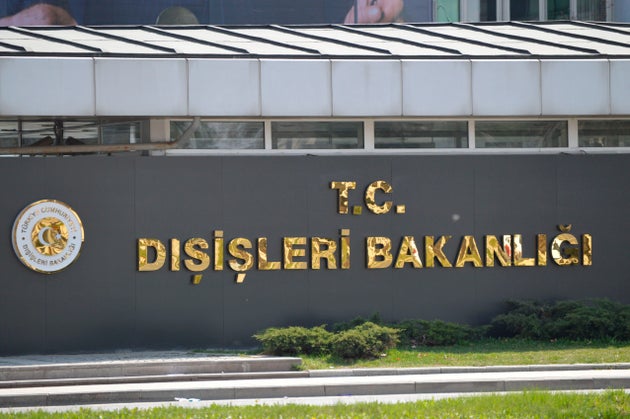 Το κτίριο της έδρας του Υπουργείου Εξωτερικών στην Άγκυρα της Τουρκίας. 