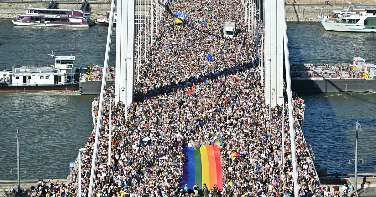 Around 100,000 March In Budapest Pride In Open Defiance Of Hungary's Ban