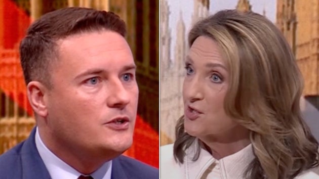 Wes Streeting and Victoria Derbyshire.