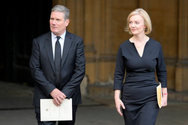 Keir Starmer and then-PM Liz Truss in 2022.