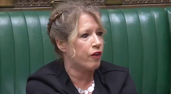 Dr Marie Tidball in the Commons.