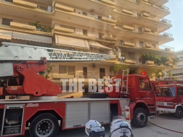 Φωτιά σε διαμέρισμα στην Πάτρα.