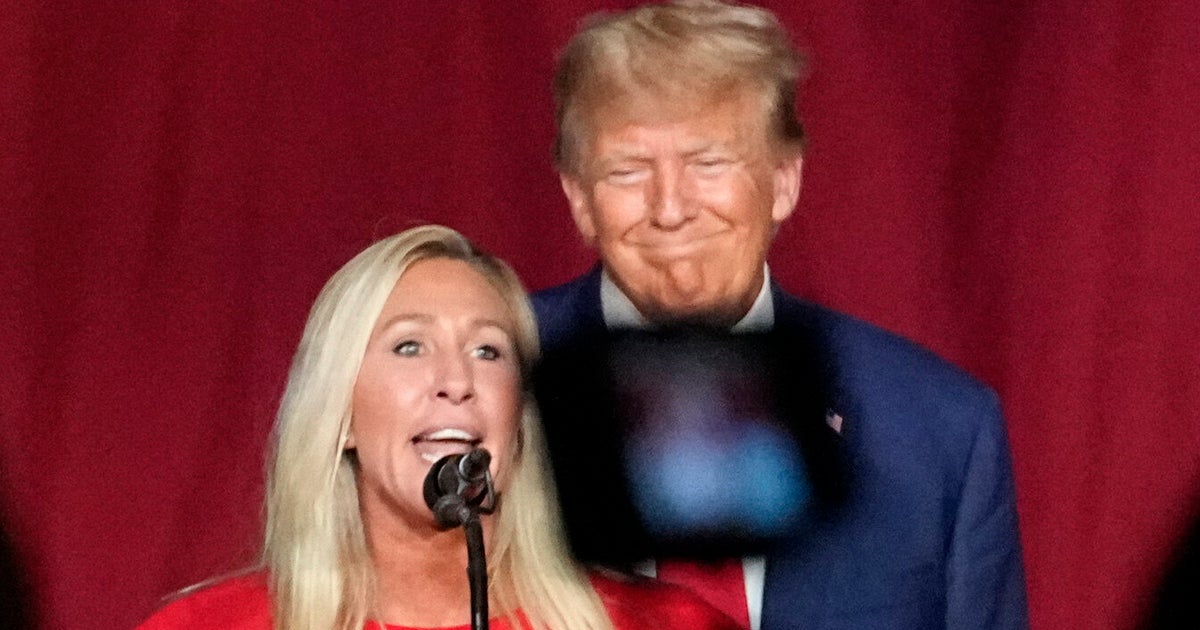 Trump Asks DeSantis A Cringe Question About Marjorie Taylor Greene, In Front Of Her Boyfriend