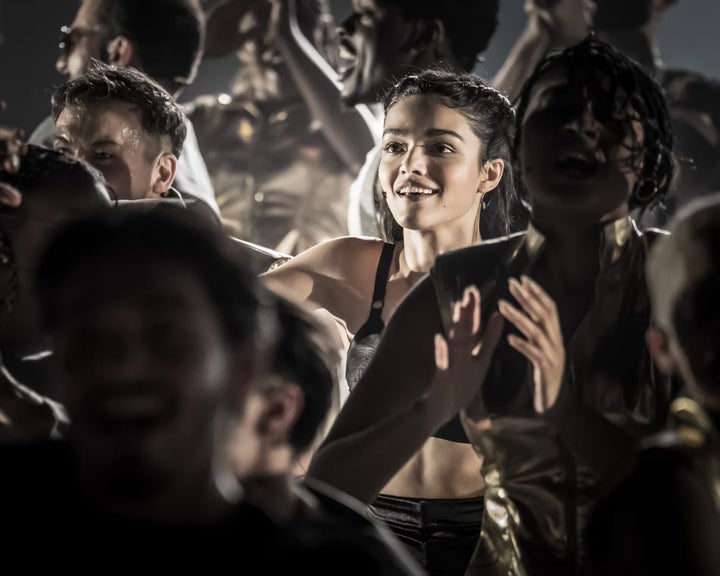 Rachel Zegler as Eva Perón in Evita