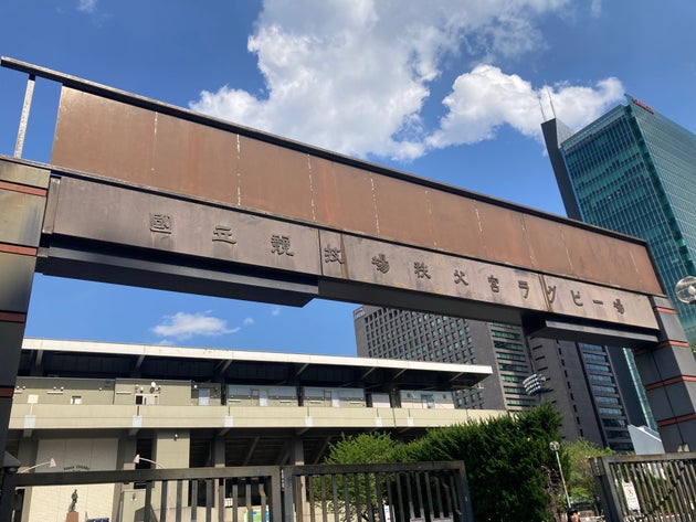 秩父宮ラグビー場（2024年4月17日）