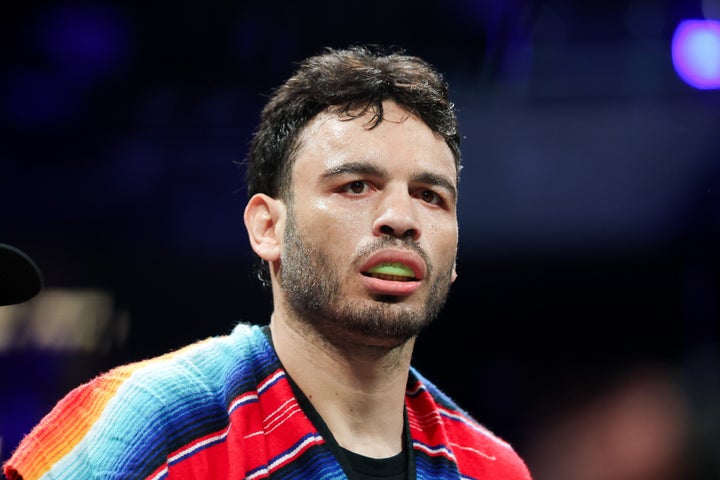 Julio César Chávez Jr. at his June 28 fight against Jake Paul. The boxer was detained by ICE in Studio City, California, on Wednesday.
