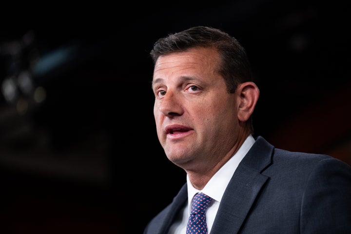 Rep. David Valadao (R-Calif.) speaks during the Congressional Hispanic Conference press conference in March in the U.S. Capitol.
