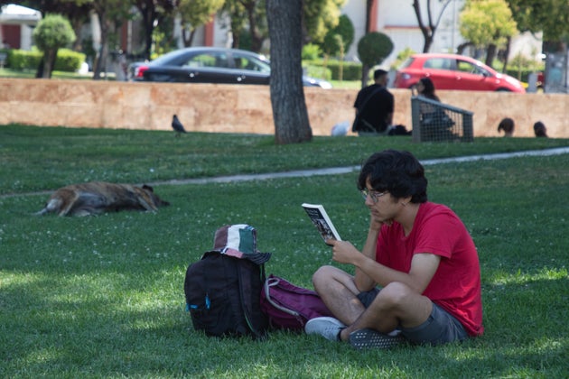 Στιγμιότυπο από την Θεσσαλονίκη, Δευτέρα 7 Ιουλίου 2025. Υψηλές τιμές της θερμοκρασίας κατά τη διάρκεια της ημέρας, με τιμές που κυμάνθηκαν έως 41 βαθμούς Κελσίου. (ΝΑΣΟΣ ΣΙΜΟΠΟΥΛΟΣ/EUROKINISSI)
