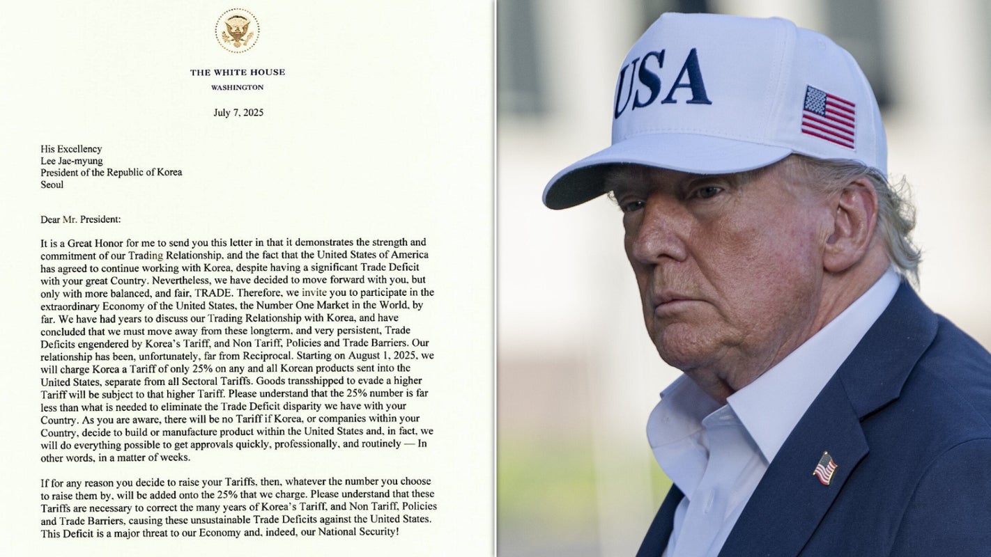 Trump Tariff Letter / Donald Trump