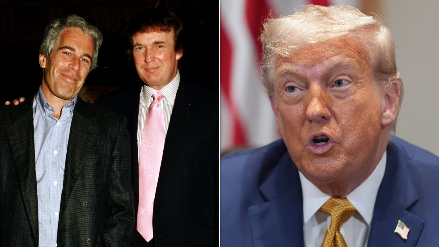 Jeffrey Epstein and Donald Trump / Donald Trump