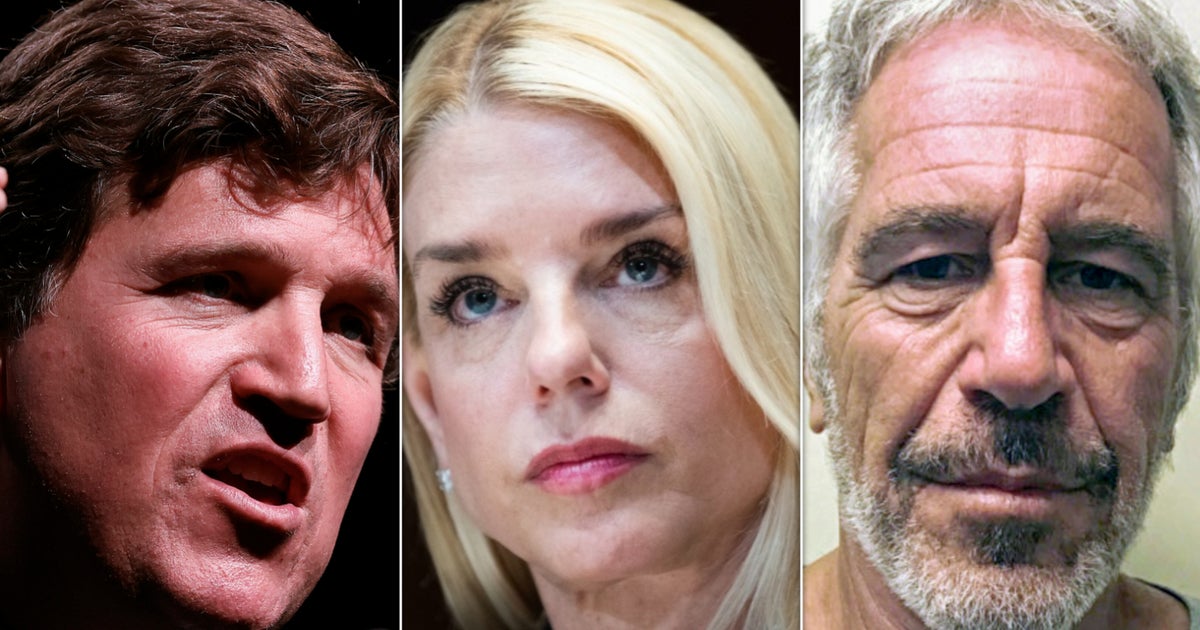 Tucker Carlson Unleashes Bizarre Theories On Why Pam Bondi Is Hiding Epstein List