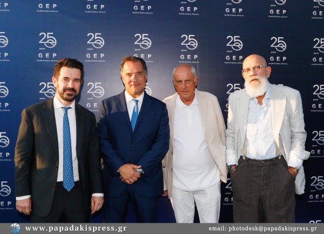 GEP: 25 χρόνια ηγεσίας στην Υγεία και Ασφάλεια - Ισχυρό παρών 500+ στελεχών, επιχειρήσεων, θεσμικών και κυβερνητικών φορέων στην επετειακή εκδήλωση Γιώργος Λαμπρινός ( Πρόεδρος και Διευθύνων Σύμβουλος GEP ) Άδωνις Γεωργιάδης ( Υπουργός Υγείας ) Μανώλης Βελονάκης ( Ιδρυτής GEP ) Δημήτρης Πάσχος ( Ιδρυτής GEP )