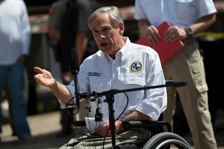 Texas Gov. Greg Abbott compared the Kerr County flood response to a football game, saying “every football team makes mistakes.”