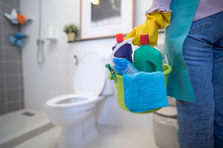 Bacteria from your toilet can stick to the bristles of your toilet brush.