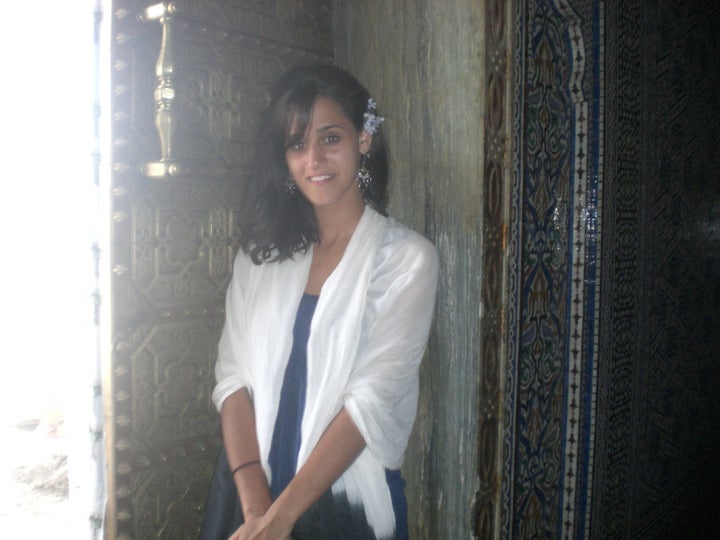 The author during a study abroad program in Morocco.