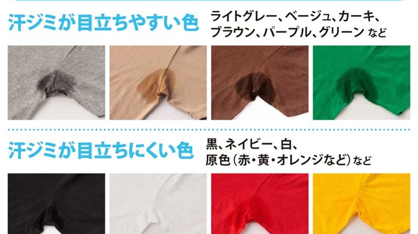 t シャツ 汗 目立た ない