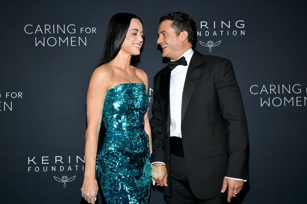 Katy Perry and Orlando Bloom at a charity event last year