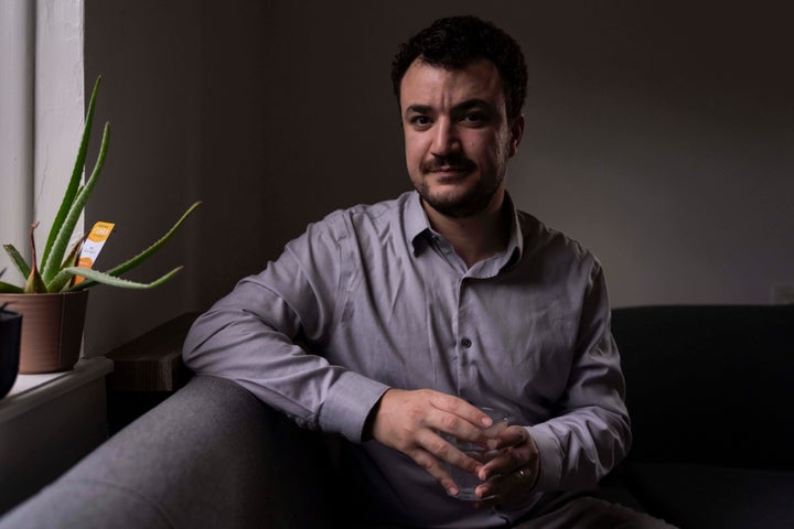 Pro-Palestinian activist Mahmoud Khalil poses for a portrait during an interview, July 3, 2025, in New York. (AP Photo/Yuki Iwamura)