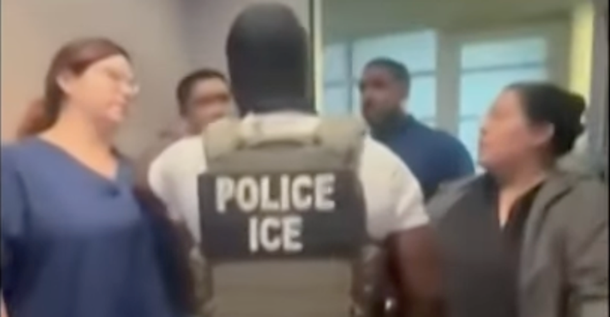 ‘Get Your Hands Off Him’: Video Shows Surgical Center Staff Trying To Stop ICE Agents