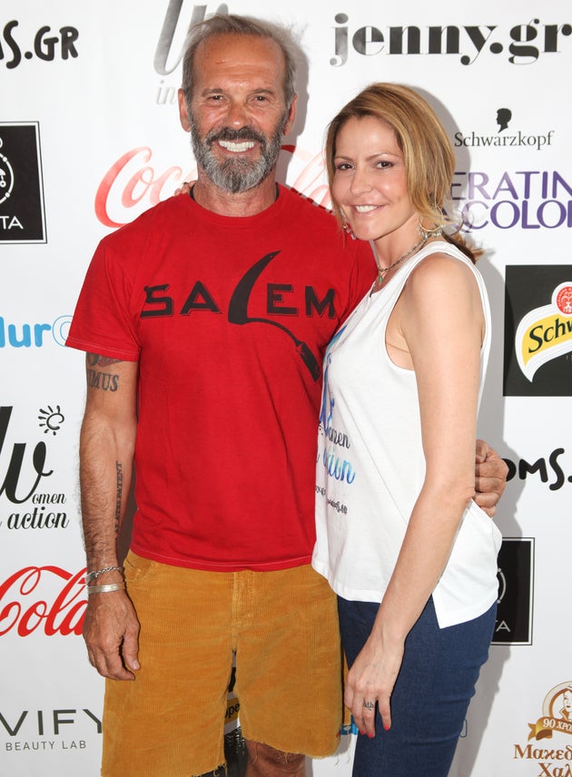 Ο Πέτρος Κωστόπουλος και η Τζένη Μπαλατσινού το 2015.