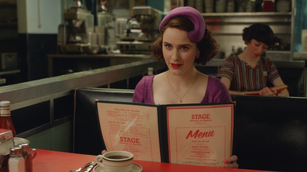 Rachel Brosnahan in The Marvelous Mrs Maisel