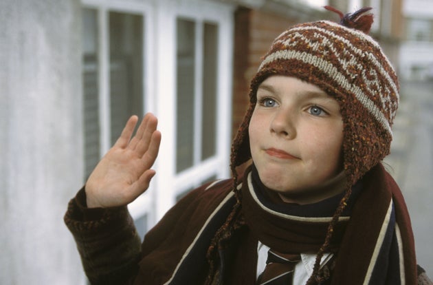 Nicholas Hoult as a child actor in About A Boy