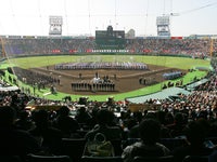 新品未開封　ファミリア阪神タイガース　デニムバッグ　familiar ラッピング 新品未開封】阪神タイガース × familiar デニムバッグ - メルカリ