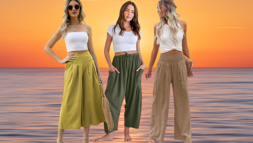 【LOOKPLE】関税込★Look Summer Wybird Real Ice Wide Pants Amazon.com: Ujicde Women's Summer Wide Leg Pants, 2023 New