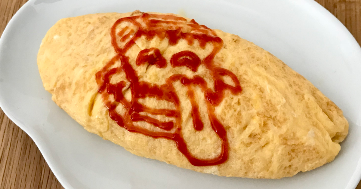 おむれつ 8年間で計589回！オムレツに描いたドラクエのミミック⇒「すごい