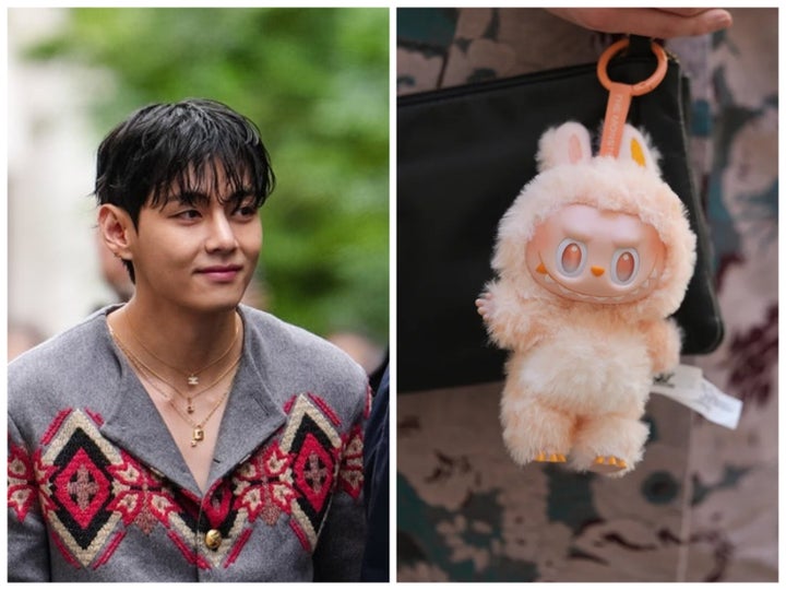 VのSNSにもラブブが...