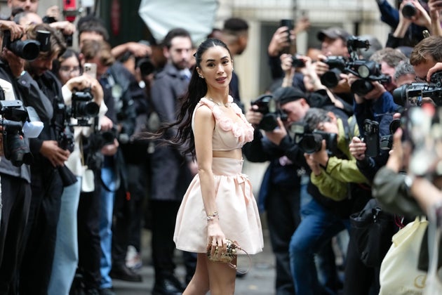 H Χερτ Εβανγκελίστα στην επίδειξη του οίκου Giambattista Valli