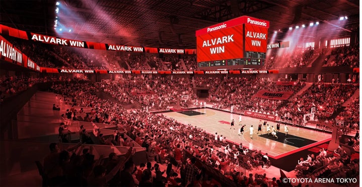 アルバルク東京の勝利演出