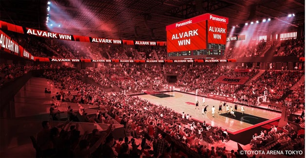 アルバルク東京の勝利演出