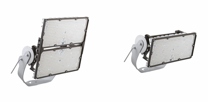 グラウンドビームERの狭角モデル(左)を112台、広角モデル(右)を32台導入する