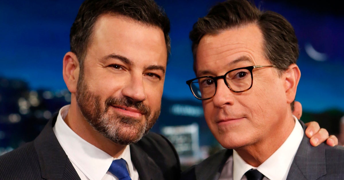 Jimmy Kimmel Drops Epic F-Bomb On CBS For Canceling Colbert's Show