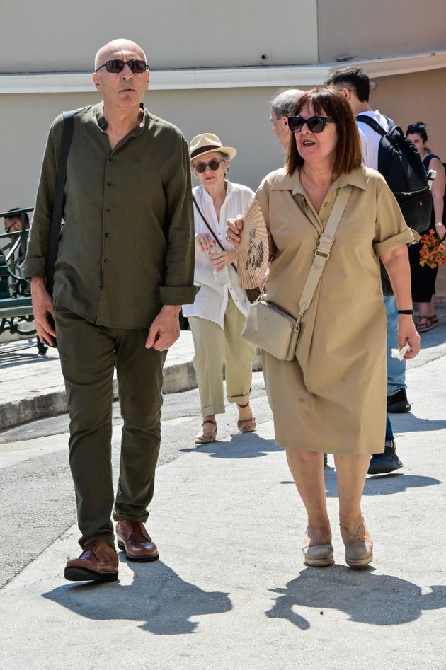 Ο Παύλος Ορκόπουλος με τη σύζυγό του Νίκη Χατζίδου