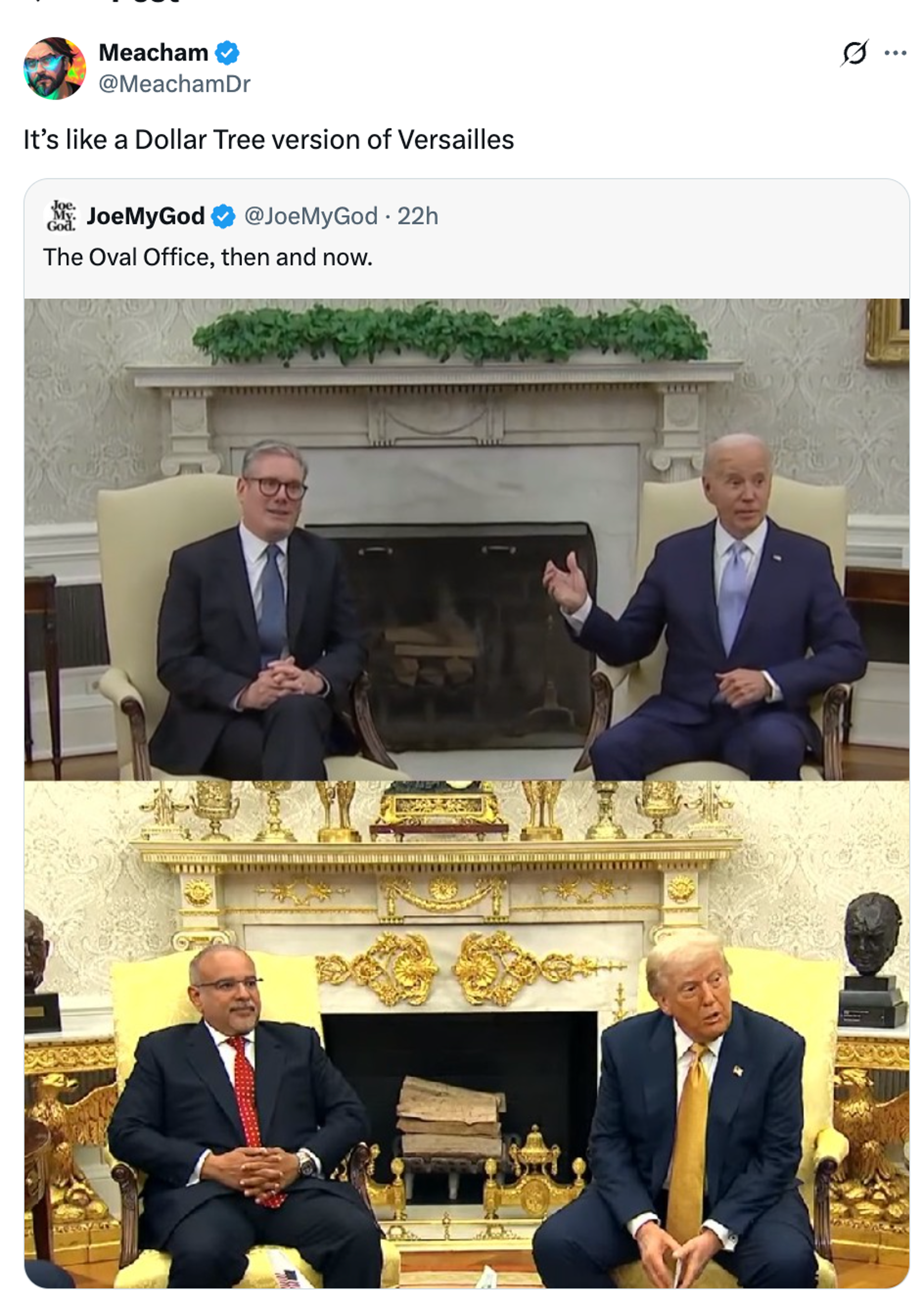 This 'Then And Now' Picture Of The Oval Office Is Going Viral And Says ...