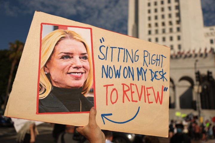 Attorney General Pam Bondi claimed in February 2025 that Epstein's client list was "sitting right now on my desk to review," but now claims it does not exist at all.