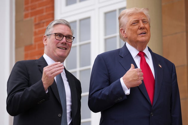 Keir Starmer and Donald Trump