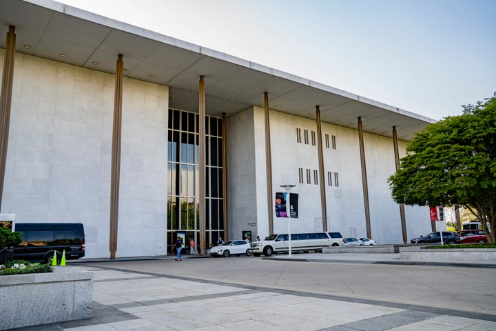 Maria Shriver says Bill will change the name of the Kennedy center after Trump sinks the blood 2 The exterior of the John F. Kennedy center for the performing arts in Washington, DC