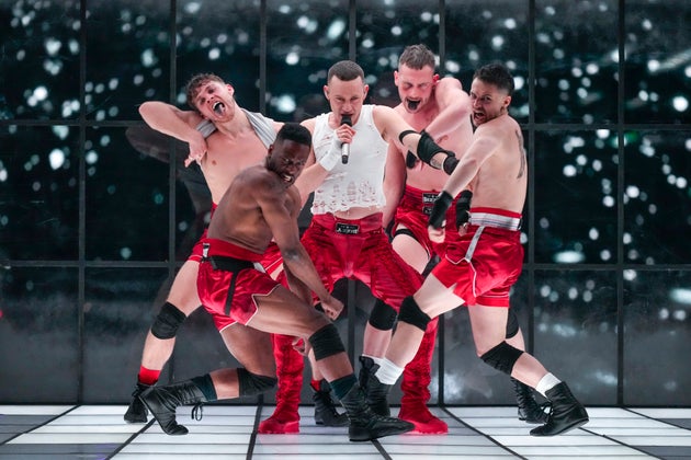 Olly Alexander performing his song Dizzy during last year's Eurovision semi-finals